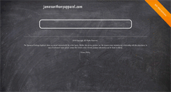 Desktop Screenshot of jamesanthonyapparel.com